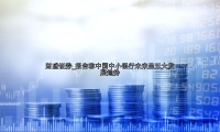 报告称中国中小银行未来呈五大发展趋势